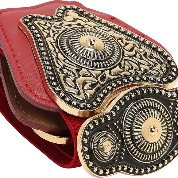 Stretch Vintage Antique Retro Buckle Belt main image 5
